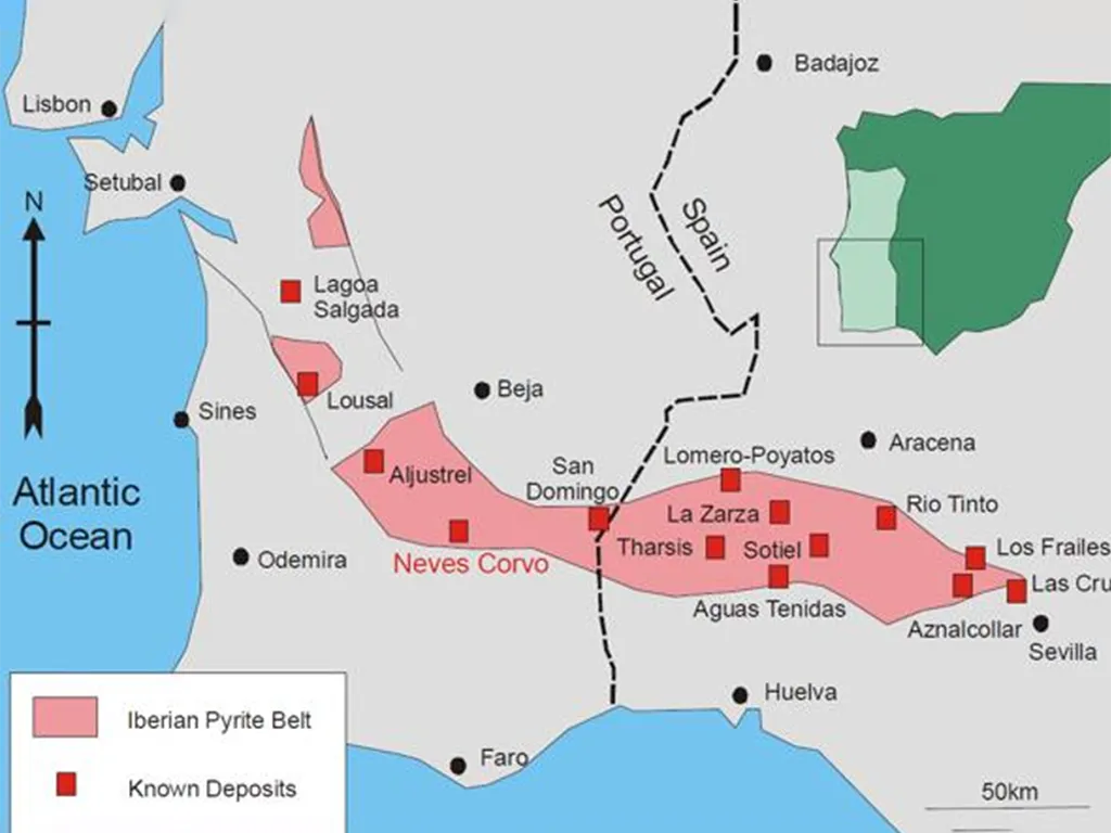 Huelva Mining: Iberian Pyrite Belt, Rio Tinto History & Environmental Impact - Iberian Pyrite Belt